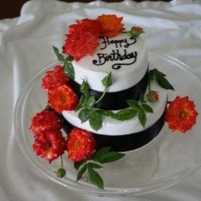 Elegant Birthday Cake