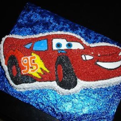Lightning Mcqueen Cake