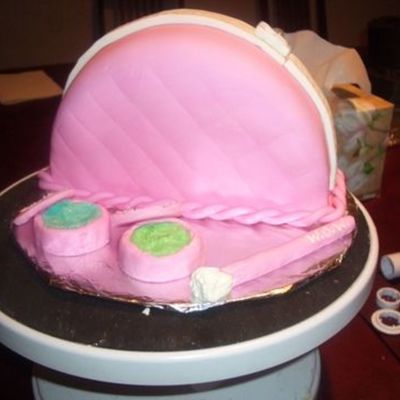 Makeup Bag Cake