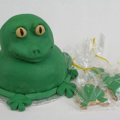 3D Frog And Cookies
