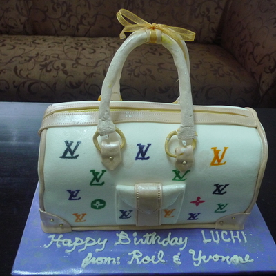 White Lv Bag