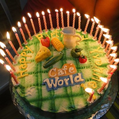 Cafe World Cake