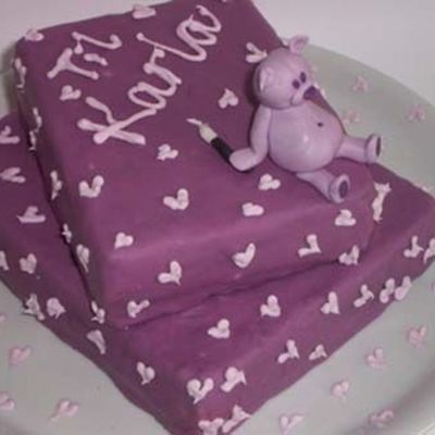 A Bithday Cake For A Little Girl Who Just Loves Purple :)