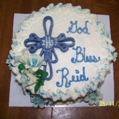 Boys Communion Cake