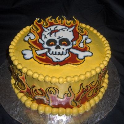 Skull Cake For Kelsie