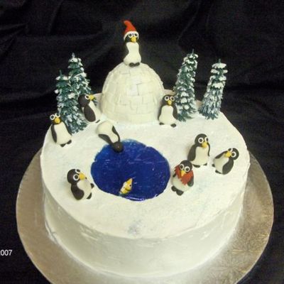 Karens Penguin Cake