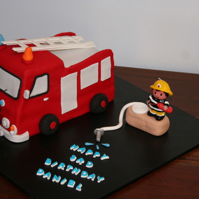 Fire Engine Cake