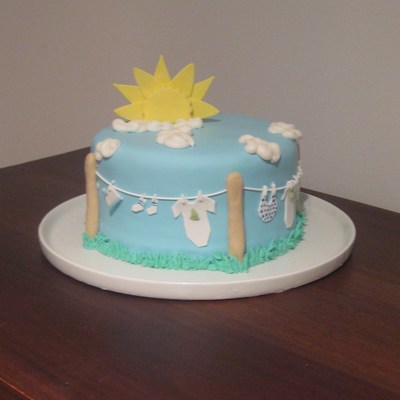 Clothesline Cake