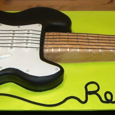 Black Electric Guitar