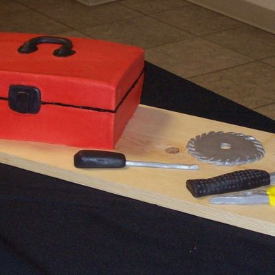 Tool Box Groom's Cake
