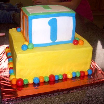 Baby Block Cake