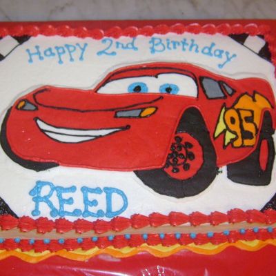 Cars Movie Cake