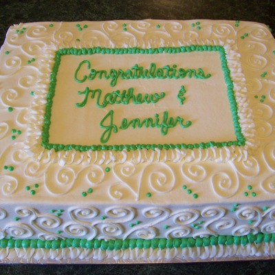 Matthew & Jennifer Bridal Shower Cake