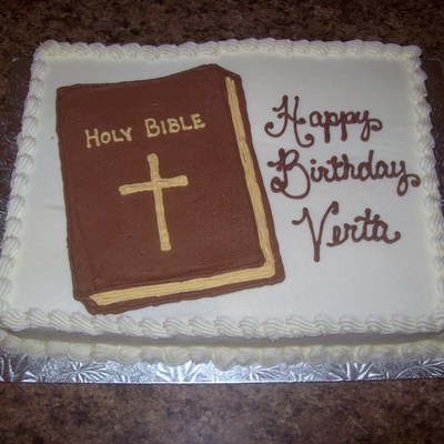 Bible Birthday Cake