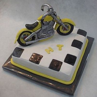 Motorcycle Cake