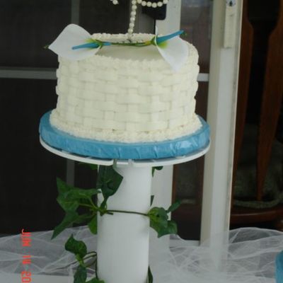 Basket Weave Closeup Of Topper