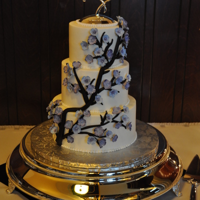 Lavender/light Blue Cherry Blossom Wedding