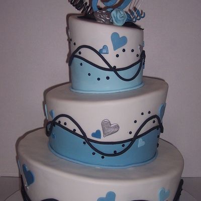 Topsy Turvy Wedding Cake