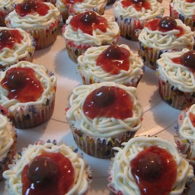 Spaggheti & Meatball Cupcakes