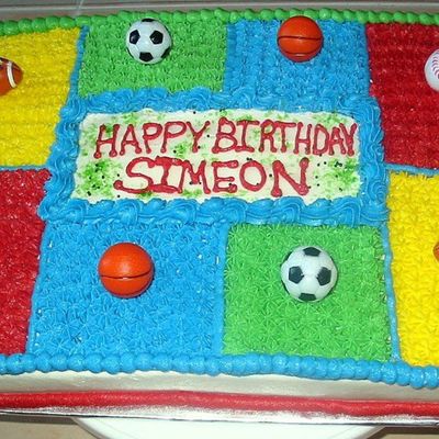 Colorful Toddler Boy Cake