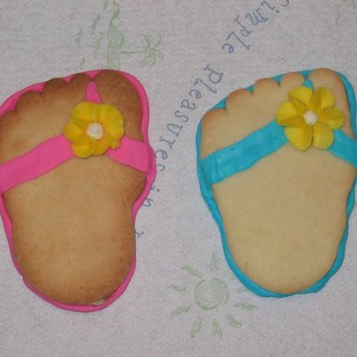 Flip Flop Cookies