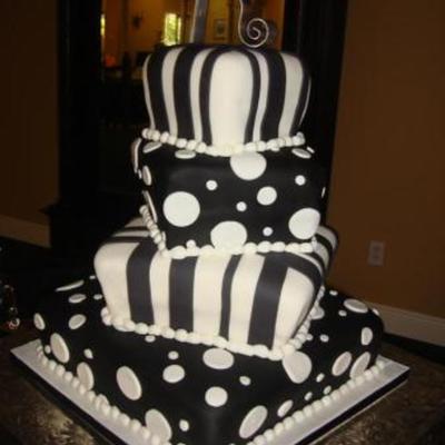 Topsy-Turvey Wedding Cake