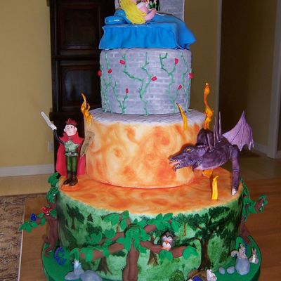 Sleeping Beauty Cake