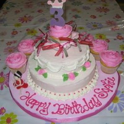 Pink Ballerina Cake