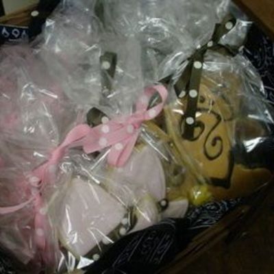 Cowboy Hats And Boots Cookies Basket