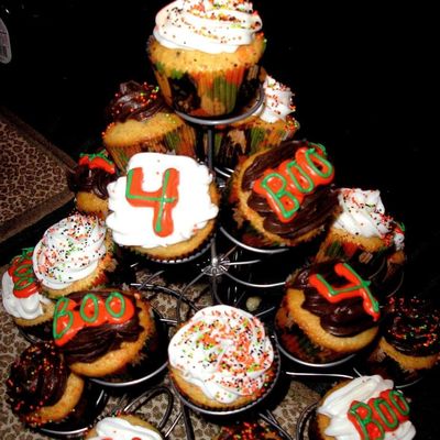 Birthday Boo Cupcakes