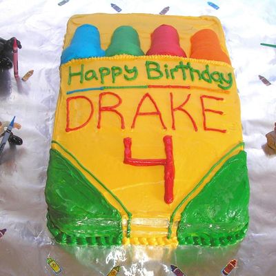 Crayon Cake