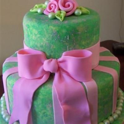 Green/pink Wedding