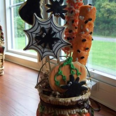 Holloween Cookie Bouquet