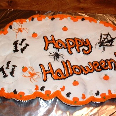 Halloween Cupcake Cake