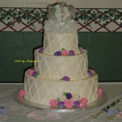 Lattice Rose Wedding