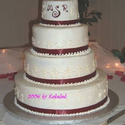 Ribbon Wrapped Tiers