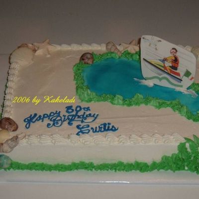 Jet Ski Birthday Sheet