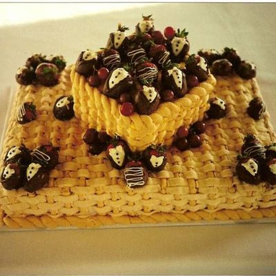 Basket Load Of Strawberries