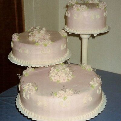 Seperated Tiers In Pink