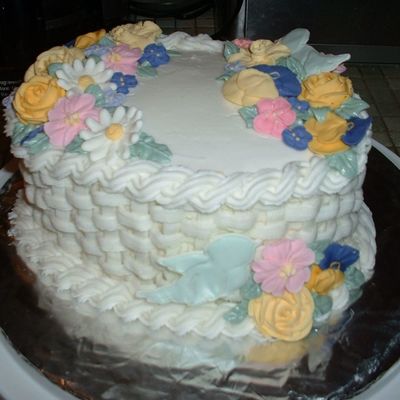 Basket Weave Cake