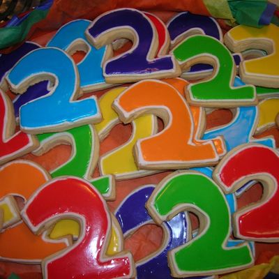 Second Birthday Cookies