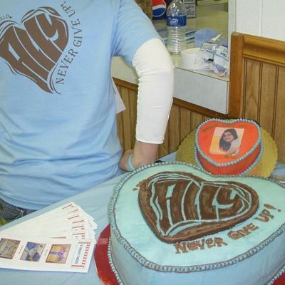 Hand Carved Chocolate Logo Cake