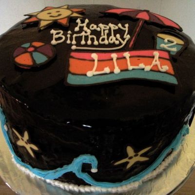 Chocolate Beach Cake