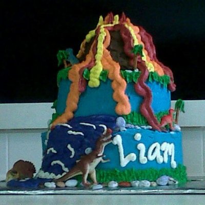 Dinosaur Birthday Cake