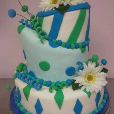Topsy Turvy Wedding Cake