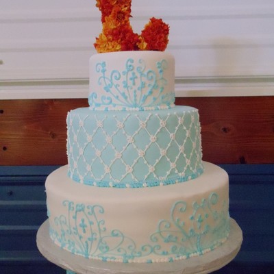 Megan's Wedding Cake