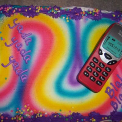 Cell Phone Cake