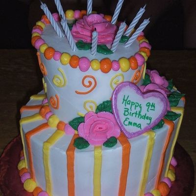 Buttercream Topsy Turvy