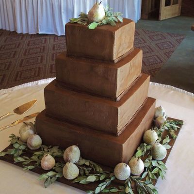 Chocolate Squares & Sugared Pears