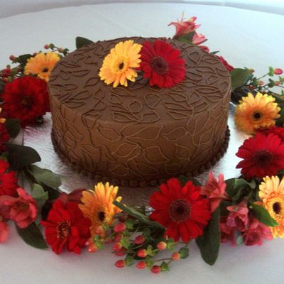 Fall Flowers & Chocolate Vines